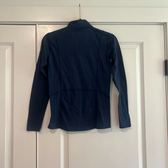 Noble Equestrian Women's Lightweight Wool Quarter Zip Dark Blue Size XXS - Picture 5 of 8